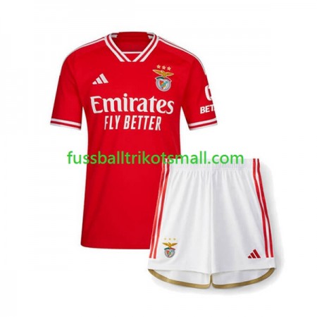 Fußballtrikots Benfica Lissabon Kinder 2023-2024 Kurzarm Heimtrikotsatz kaufen